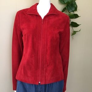 Yvonne Le Marie Suede Leather Jacket